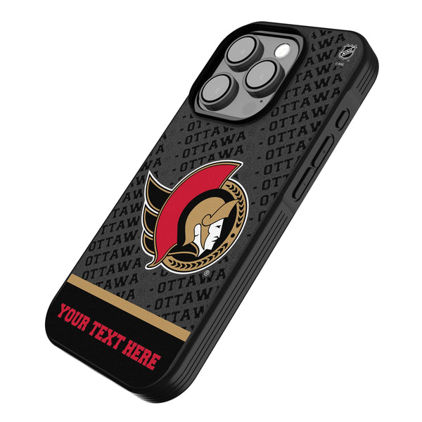 Ottawa Senators Personalized EndZone Plus iPhone Bump Phone Case for Apple iPhone Iso.Jpg