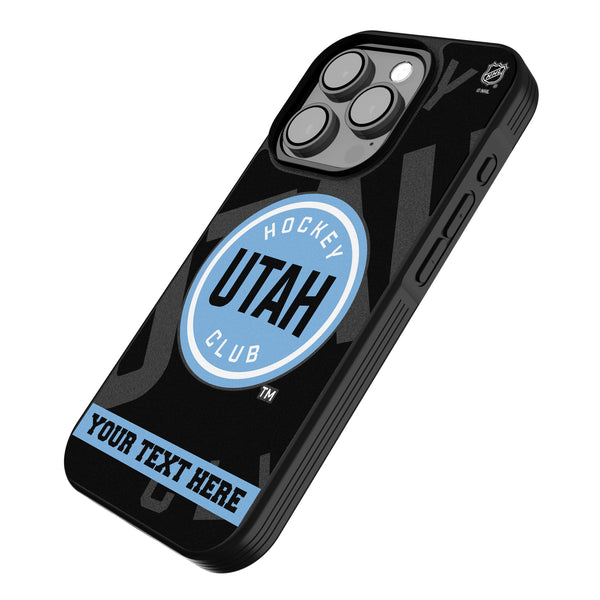 Utah Hockey Club Personalized Tilt iPhone Bump Phone Case for Apple iPhone Iso.Jpg