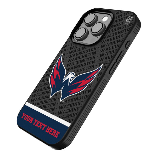 Washington Capitals Personalized EndZone Plus iPhone Bump Phone Case for Apple iPhone Iso.Jpg