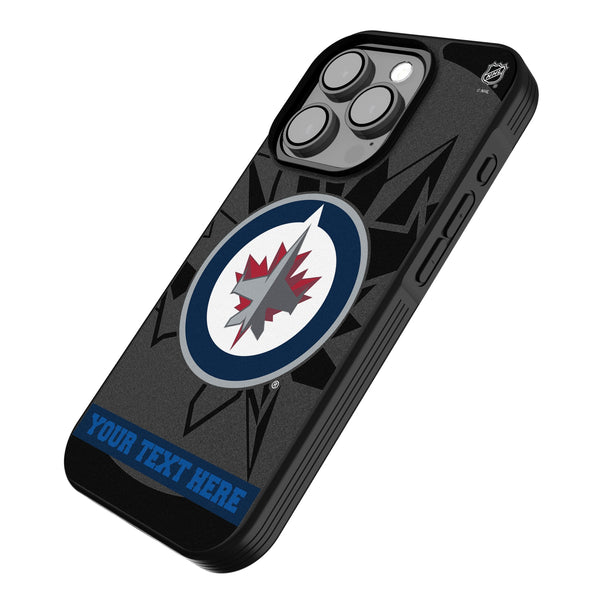 Winnipeg Jets Personalized Tilt iPhone Bump Phone Case for Apple iPhone Iso.Jpg