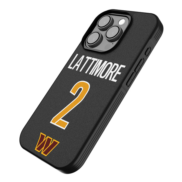 Marshon Lattimore Washington Commanders 2 Game Tactic iPhone Bump Phone Case for Apple iPhone Iso.Jpg