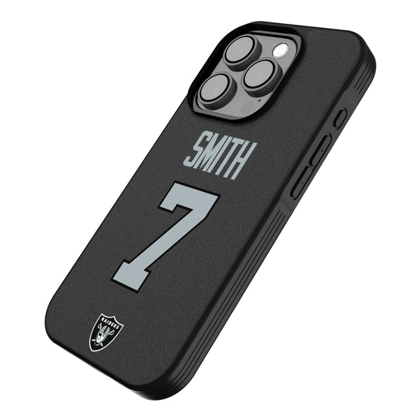 Geno Smith Las Vegas Raiders 7 Game Tactic iPhone Bump Phone Case for Apple iPhone Iso.Jpg