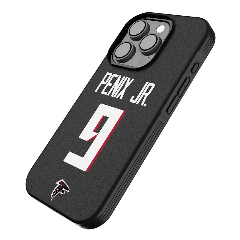 Michael Penix Jr. Atlanta Falcons 9 Game Tactic iPhone Bump Phone Case for Apple iPhone Iso.Jpg