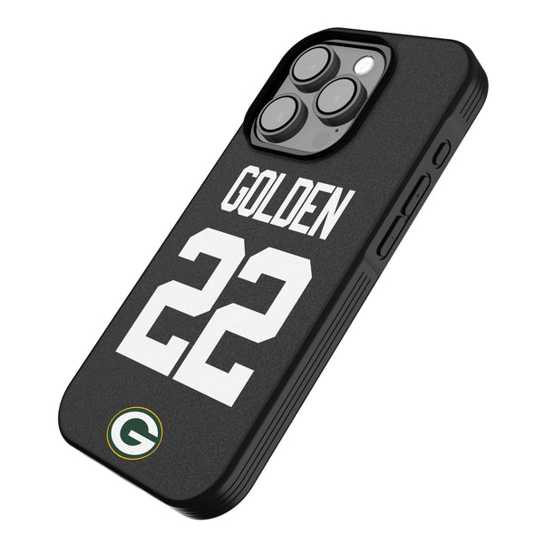 Matthew Golden Green Bay Packers 22 Game Tactic iPhone Bump Phone Case for Apple iPhone Iso.Jpg