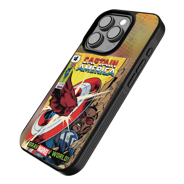 Marvel Avengers Sam Wilson Captain America Classic Cover iPhone Bump Phone Case for Apple iPhone Iso.Jpg