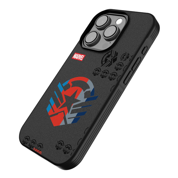 Marvel Avengers Sam Wilson Captain America Sigil iPhone Bump Phone Case for Apple iPhone Iso.Jpg
