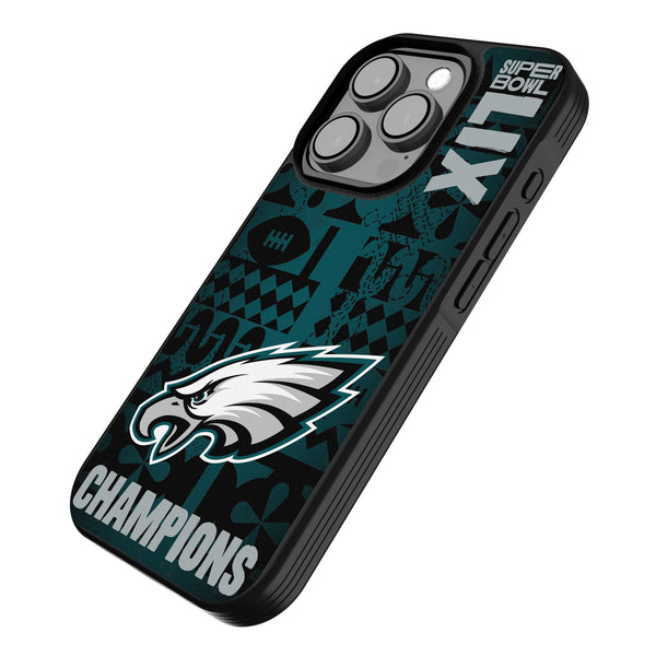 Philadelphia Eagles 2025 Super Bowl iPhone Bump Phone Case for Apple iPhone Iso.Jpg