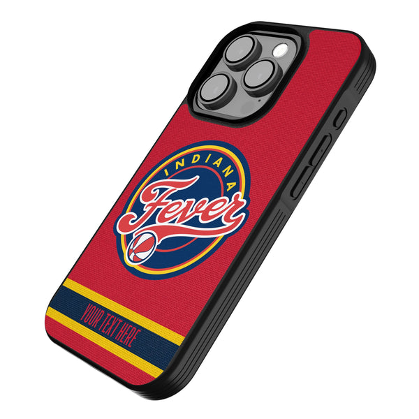 Indiana Fever Personalized Stripe iPhone Bump Phone Case for Apple iPhone Iso.Jpg