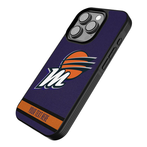 Phoenix Mercury Personalized Stripe iPhone Bump Phone Case for Apple iPhone Iso.Jpg