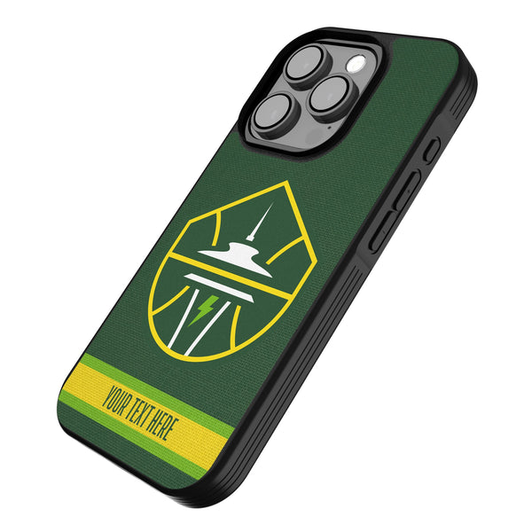 Seattle Storm Personalized Stripe iPhone Bump Phone Case for Apple iPhone Iso.Jpg