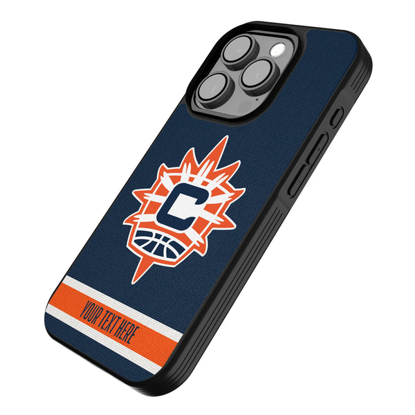 Connecticut Sun Personalized Stripe iPhone Bump Phone Case for Apple iPhone Iso.Jpg