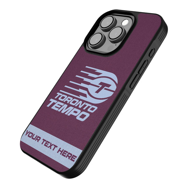 Toronto Tempo Personalized Stripe iPhone Bump Phone Case for Apple iPhone Iso.Jpg