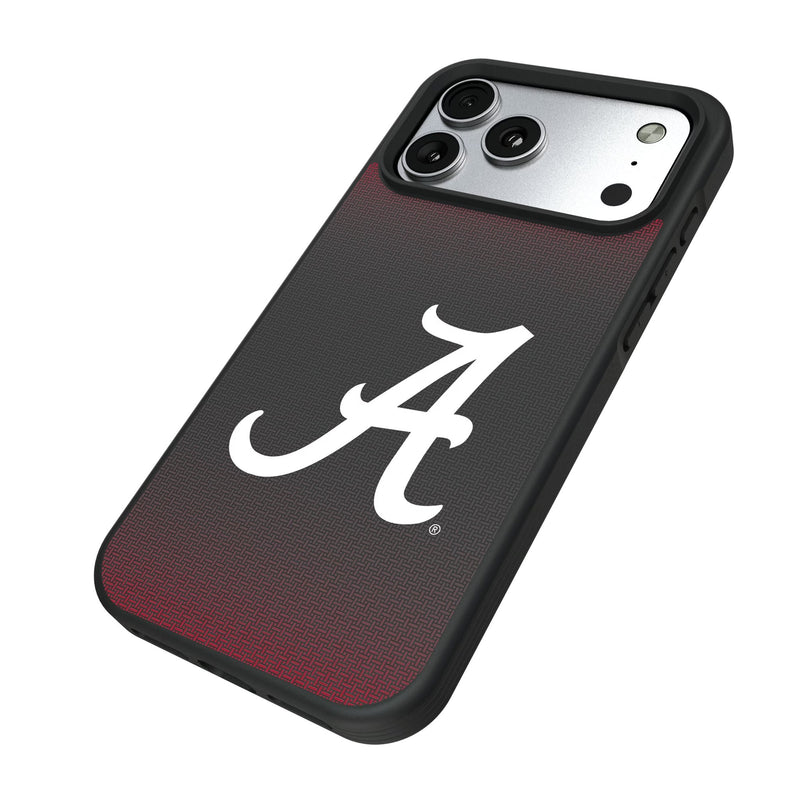 University of Alabama Crimson Tide Script A Linen iPhone Bump Phone Case for Apple iPhone Iso.Jpg