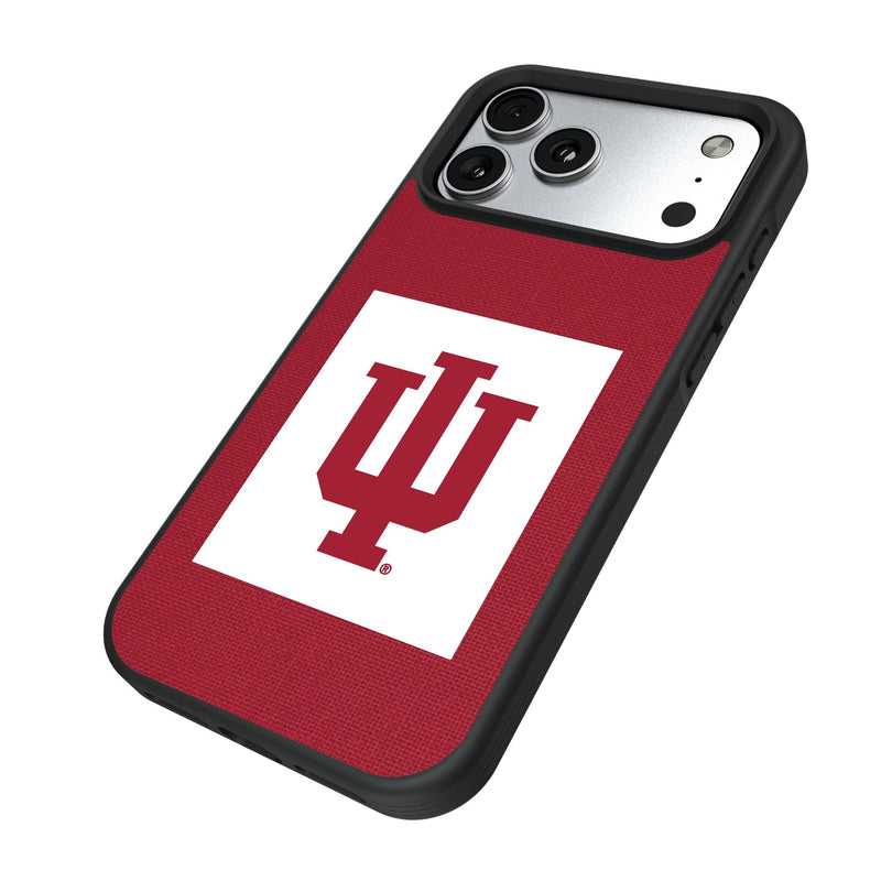 Indiana University Hoosiers Solid iPhone Bump Phone Case for Apple iPhone Iso.Jpg