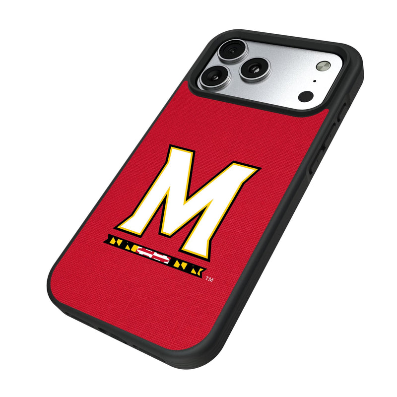 University of Maryland Terrapins Solid iPhone Bump Phone Case for Apple iPhone Iso.Jpg