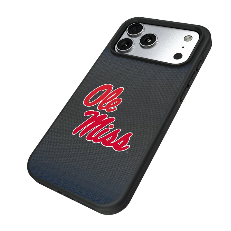 University of Mississippi Rebels Linen iPhone Bump Phone Case for Apple iPhone Iso.Jpg