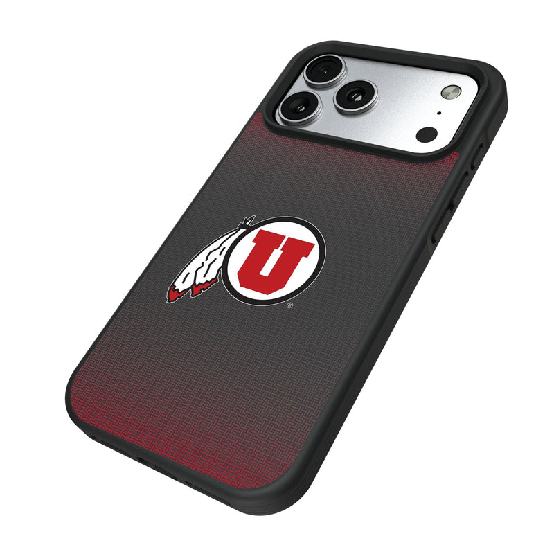 University of Utah Utes Linen iPhone Bump Phone Case for Apple iPhone Iso.Jpg
