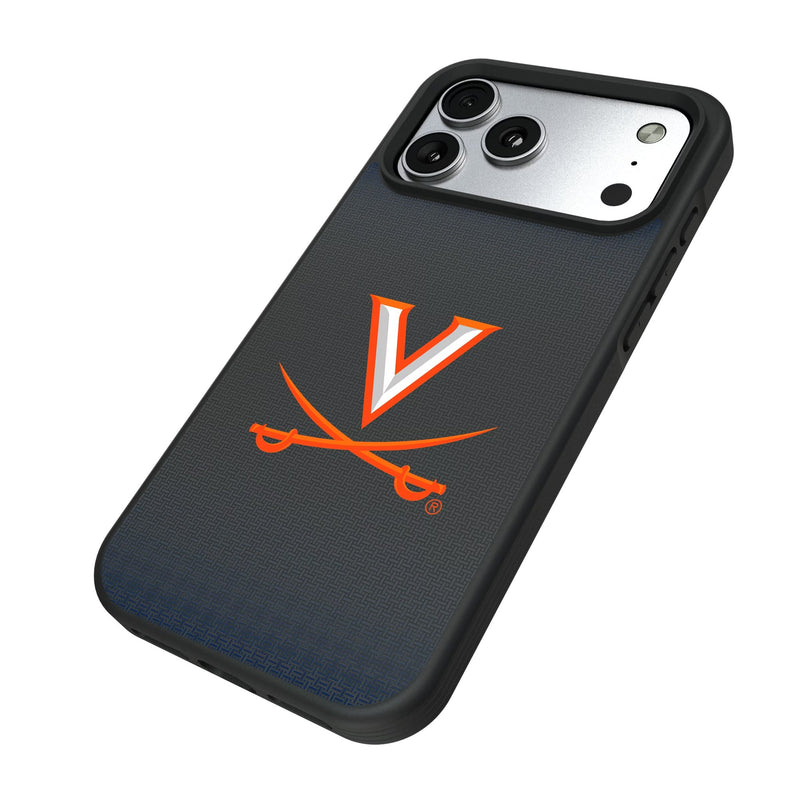 University of Virginia Cavaliers Linen iPhone Bump Phone Case for Apple iPhone Iso.Jpg