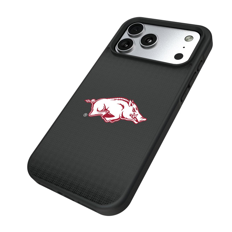 University of Arkansas Fayetteville Razorbacks Linen iPhone Bump Phone Case for Apple iPhone Iso.Jpg