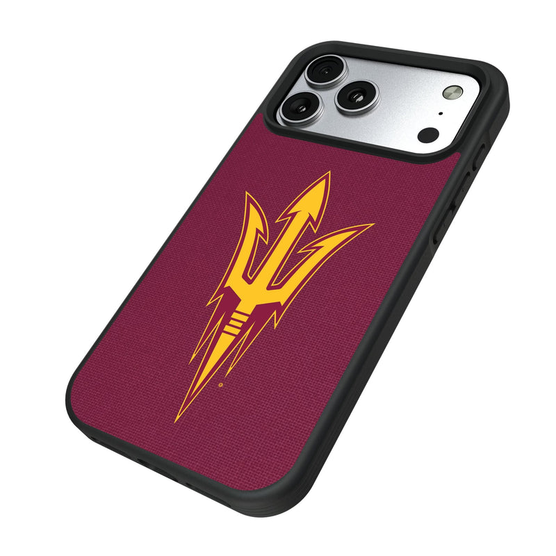 Arizona State University Sun Devils Solid iPhone Bump Phone Case for Apple iPhone Iso.Jpg