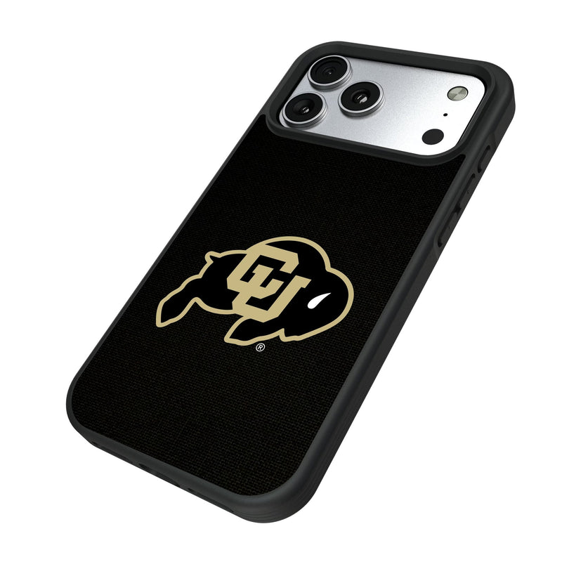 University of Colorado Buffaloes Solid iPhone Bump Phone Case for Apple iPhone Iso.Jpg