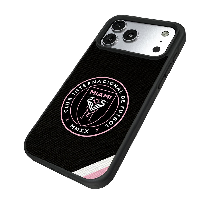 Inter Miami CF Diagonal Stripe iPhone Bump Phone Case for Apple iPhone Iso.Jpg