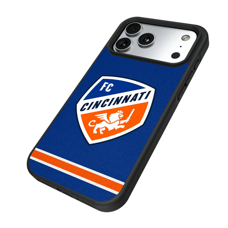 FC Cincinnati Stripe iPhone Bump Phone Case for Apple iPhone Iso.Jpg