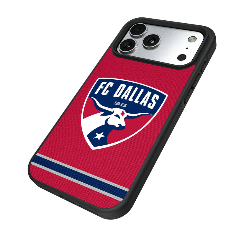 FC Dallas Stripe iPhone Bump Phone Case for Apple iPhone Iso.Jpg