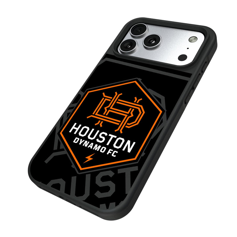 Houston Dynamo Monocolor Tilt iPhone Bump Phone Case for Apple iPhone Iso.Jpg