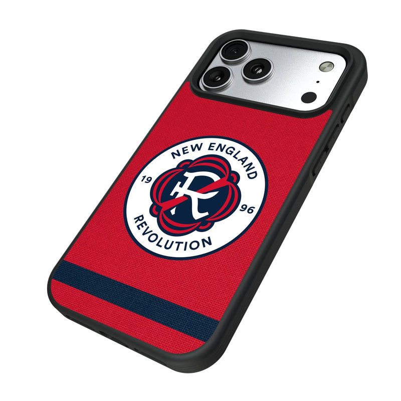 New England Revolution Stripe iPhone Bump Phone Case for Apple iPhone Iso.Jpg