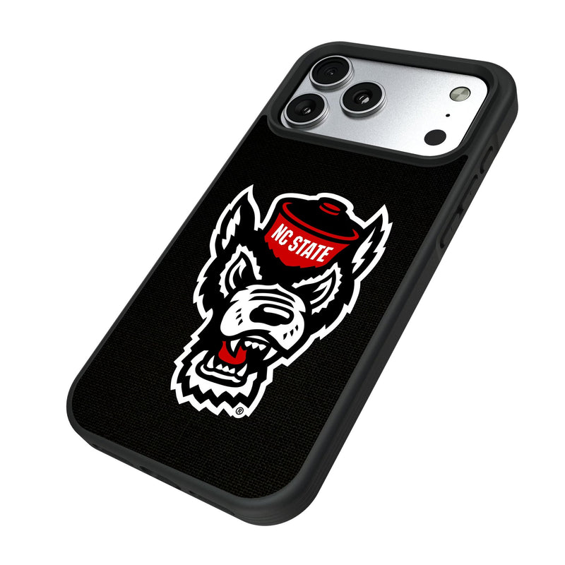 North Carolina State University Wolfpack Solid iPhone Bump Phone Case for Apple iPhone Iso.Jpg