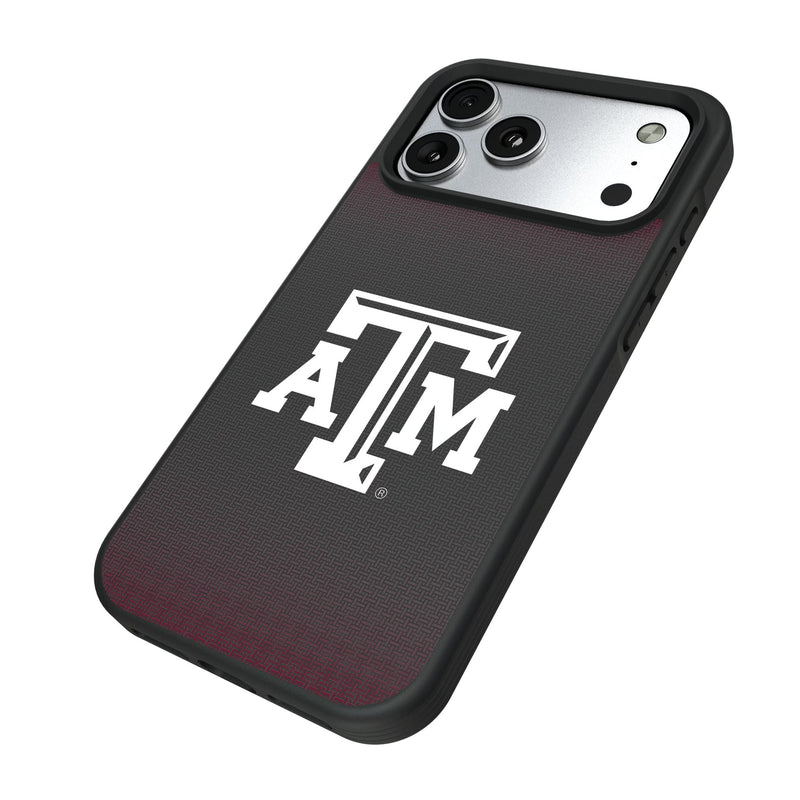 Texas A&M University Aggies Linen iPhone Bump Phone Case for Apple iPhone Iso.Jpg
