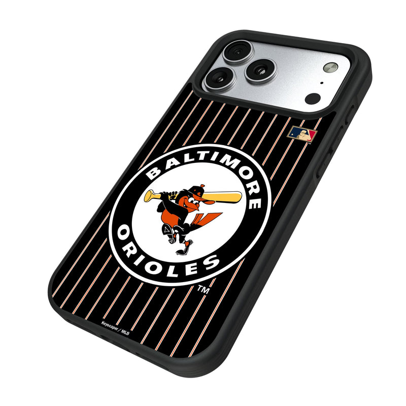 Baltimore Orioles 1966-1969 - Cooperstown Collection Pinstripe iPhone Bump Phone Case for Apple iPhone Iso.Jpg
