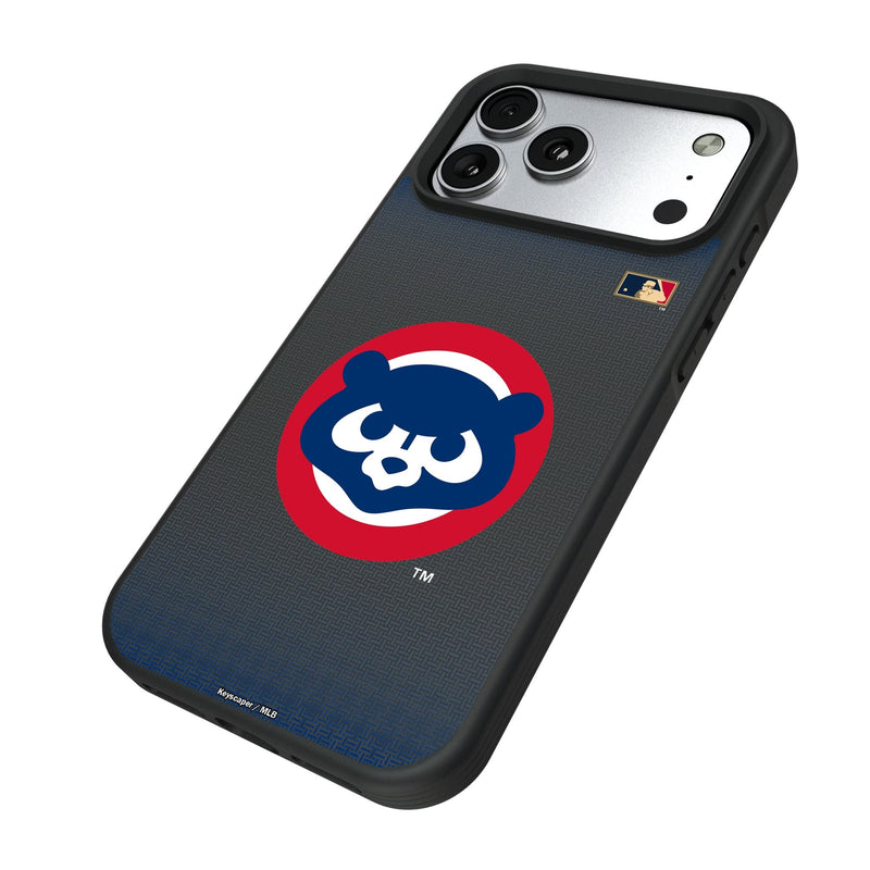 Chicago Cubs Home 1979-1993 - Cooperstown Collection Linen iPhone Bump Phone Case for Apple iPhone Iso.Jpg