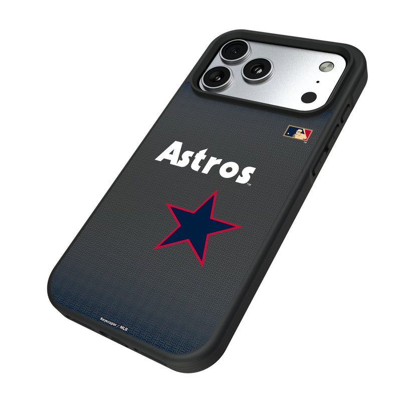 Houston Astros 1975-1981 - Cooperstown Collection Linen iPhone Bump Phone Case for Apple iPhone Iso.Jpg