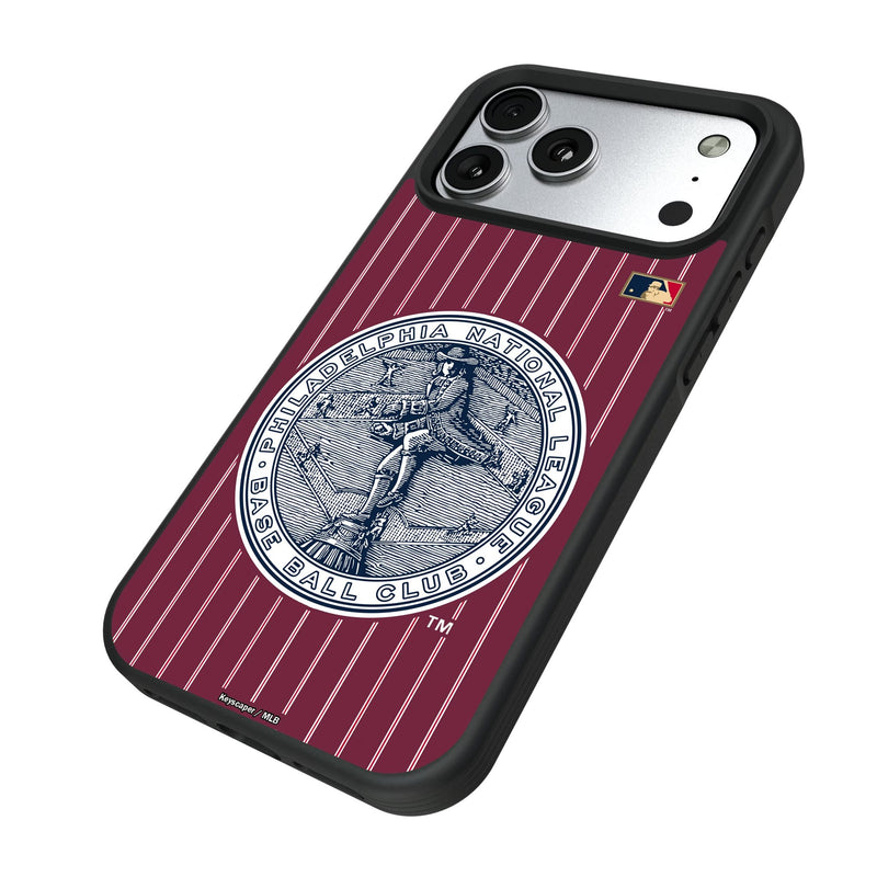 Philadelphia Phillies 1915-1943 - Cooperstown Collection Pinstripe iPhone Bump Phone Case for Apple iPhone Iso.Jpg