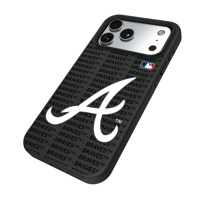 Atlanta Braves Text Backdrop iPhone Bump Phone Case for Apple iPhone Iso.Jpg