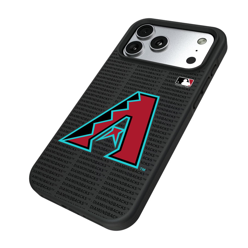 Arizona Diamondbacks Text Backdrop iPhone Bump Phone Case for Apple iPhone Iso.Jpg