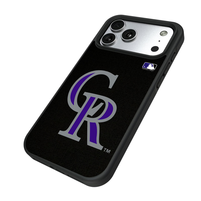 Colorado Rockies Solid iPhone Bump Phone Case for Apple iPhone Iso.Jpg