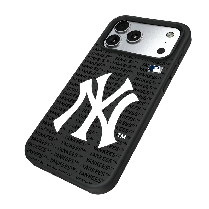 New York Yankees Text Backdrop iPhone Bump Phone Case for Apple iPhone Iso.Jpg