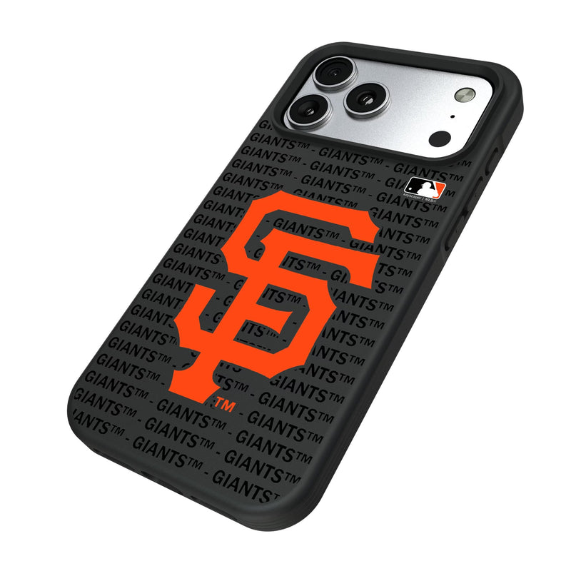San Francisco Giants Text Backdrop iPhone Bump Phone Case for Apple iPhone Iso.Jpg