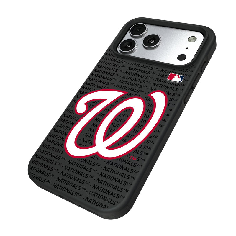 Washington Nationals Text Backdrop iPhone Bump Phone Case for Apple iPhone Iso.Jpg