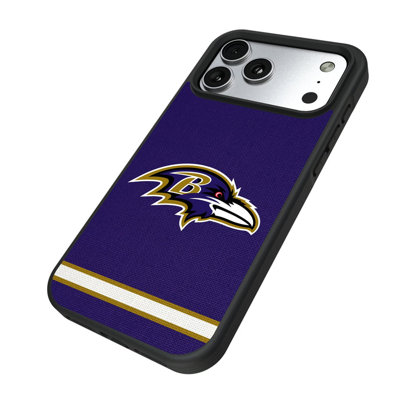Baltimore Ravens Stripe iPhone Bump Phone Case for Apple iPhone Iso.Jpg