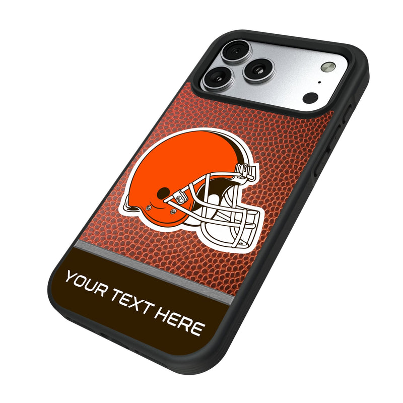 Cleveland Browns Personalized Football iPhone Bump Phone Case for Apple iPhone Iso.Jpg