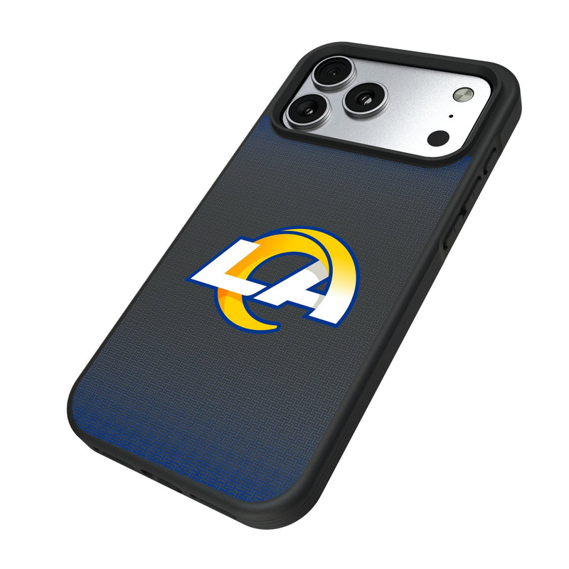 Los Angeles Rams Linen iPhone Bump Phone Case for Apple iPhone Iso.Jpg