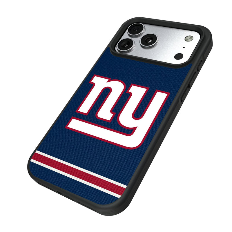 New York Giants Stripe iPhone Bump Phone Case for Apple iPhone Iso.Jpg