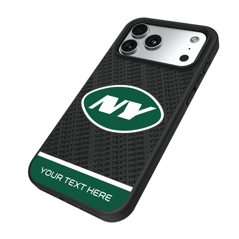 New York Jets Personalized EndZone Plus iPhone Bump Phone Case for Apple iPhone Iso.Jpg