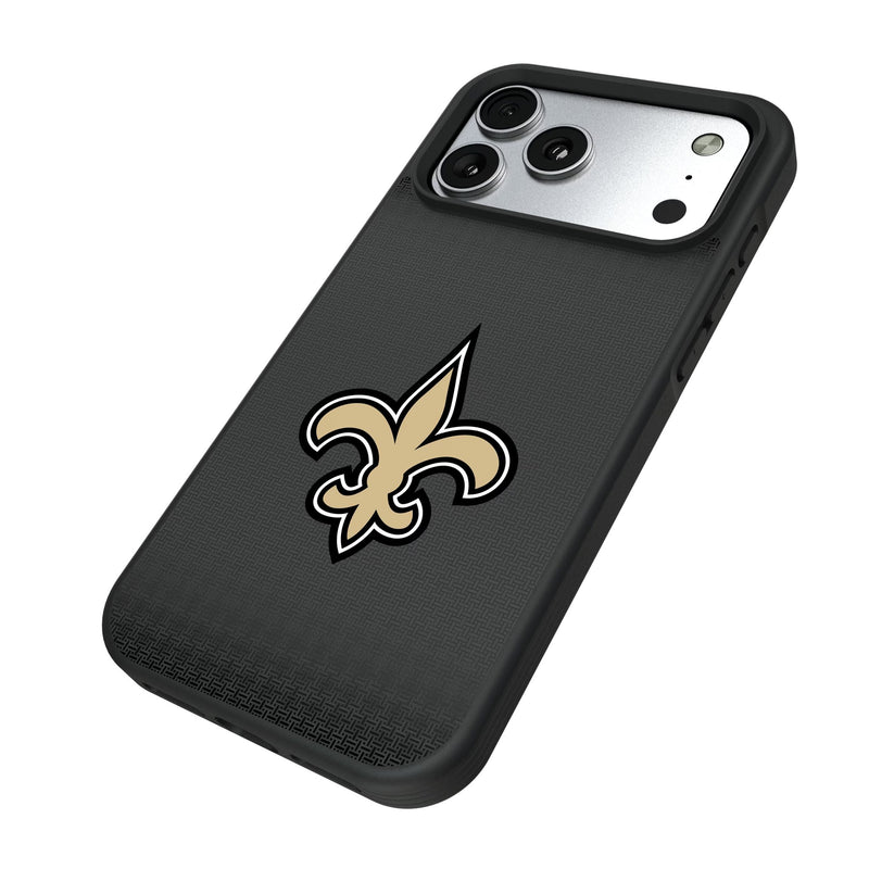 New Orleans Saints Linen iPhone Bump Phone Case for Apple iPhone Iso.Jpg