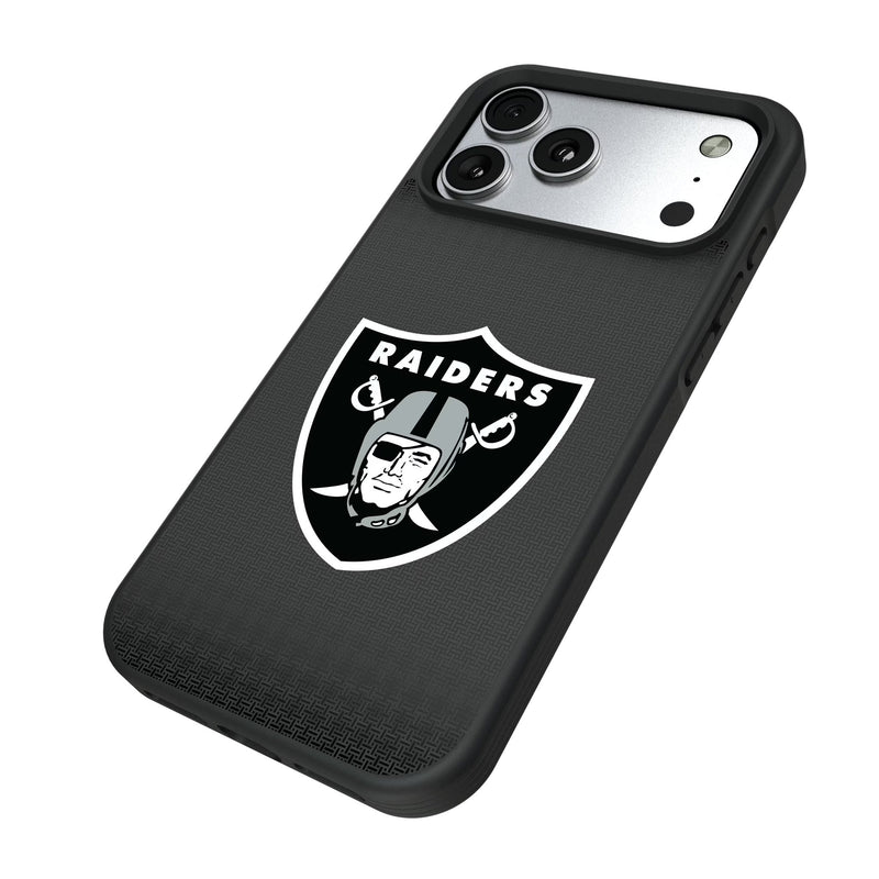 Las Vegas Raiders Linen iPhone Bump Phone Case for Apple iPhone Iso.Jpg