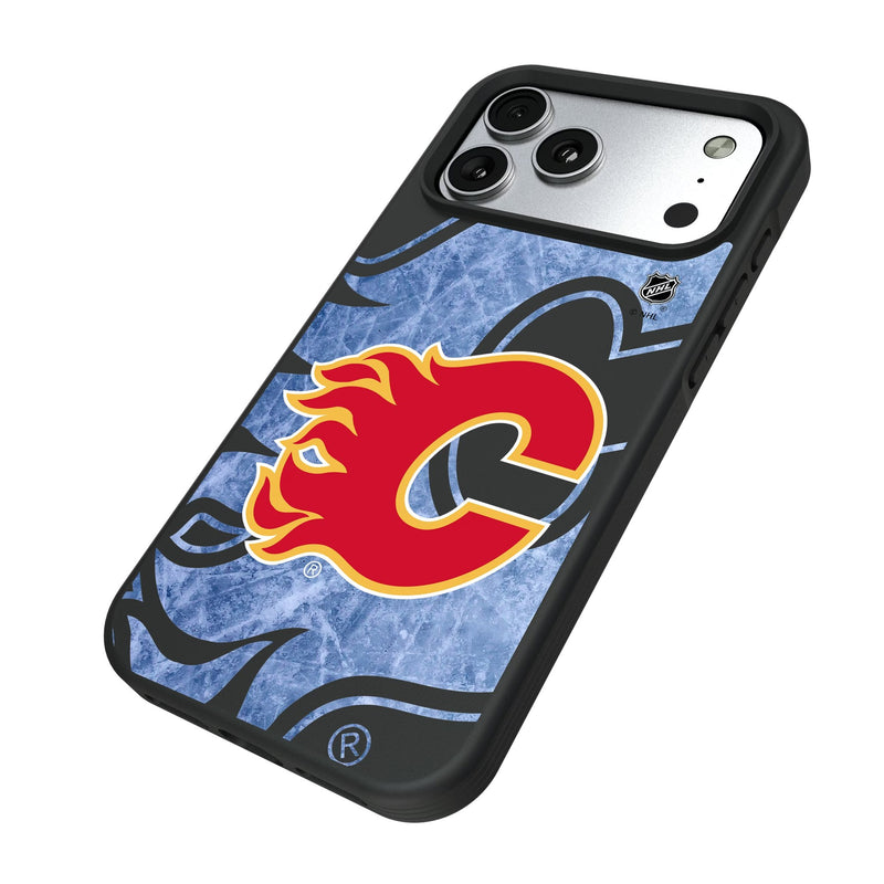 Calgary Flames Ice Tilt iPhone Bump Phone Case for Apple iPhone Iso.Jpg